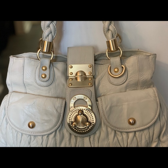 Steven by Steve Madden Cream Handbag - Picture 3 of 8